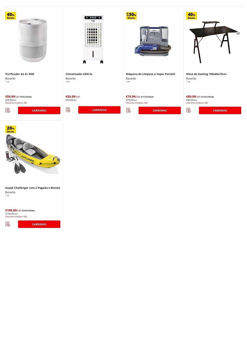 Antevisão Folheto CONTINENTE Bazarão Promoções de 28 junho a 4 julho