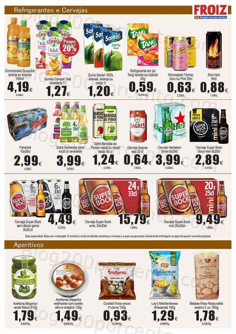 Antevisão Folheto FROIZ Promoções de 7 a 20 julho