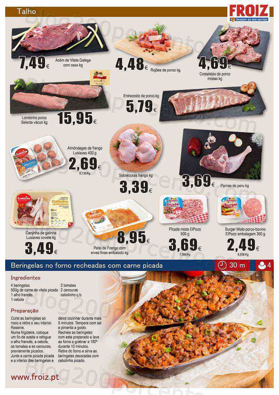 Antevisão Folheto FROIZ Promoções de 7 a 20 julho