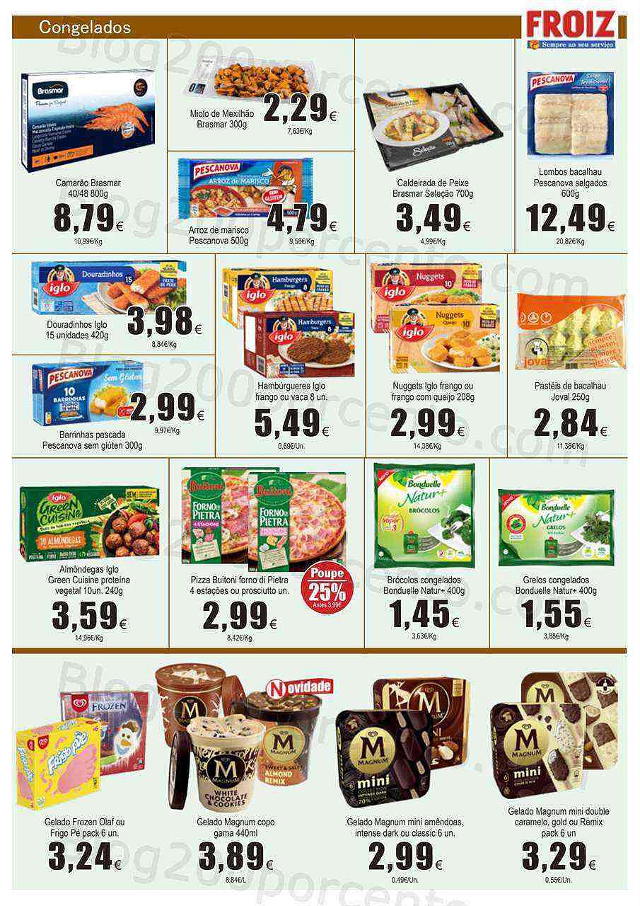 Antevisão Folheto FROIZ Promoções de 7 a 20 julho