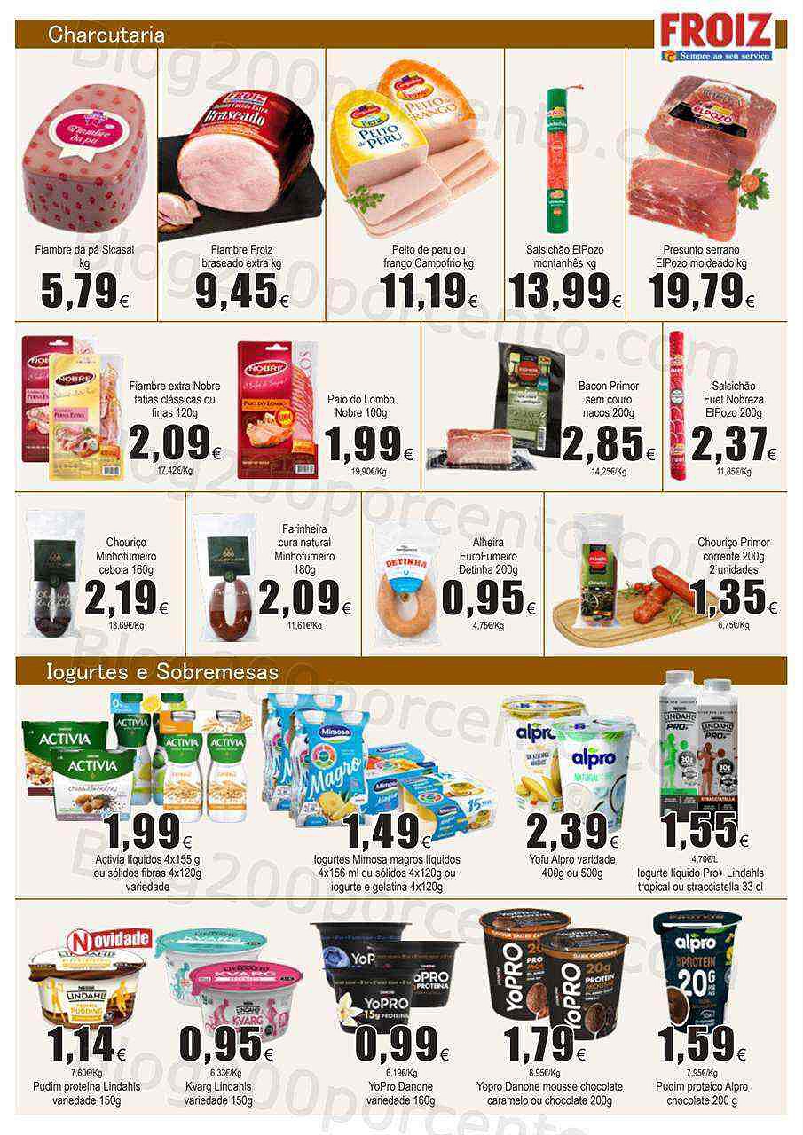 Antevisão Folheto FROIZ Promoções de 7 a 20 julho