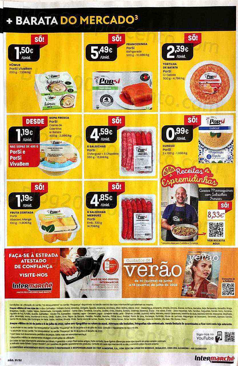 Antevisão Folheto INTERMARCHÉ Super Promoções de 30 junho a 6 julho