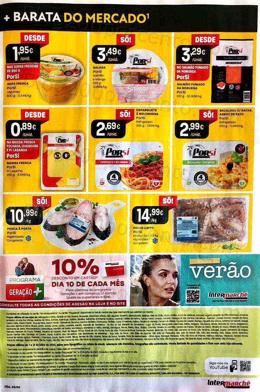 Antevisão Folheto INTERMARCHÉ Promoções de 7 a 13 julho