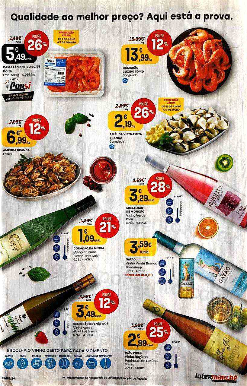 Antevisão Folheto INTERMARCHÉ Promoções de 7 a 13 julho