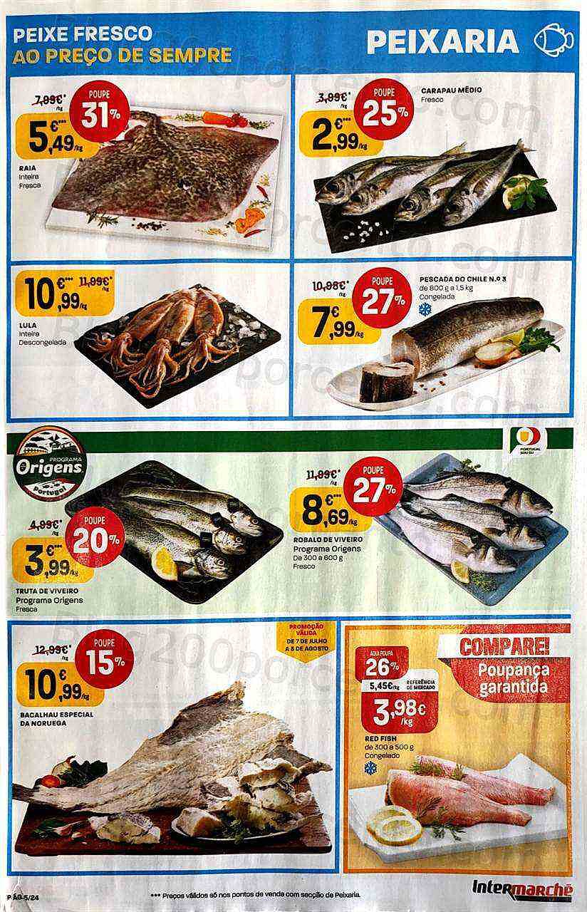 Antevisão Folheto INTERMARCHÉ Promoções de 7 a 13 julho