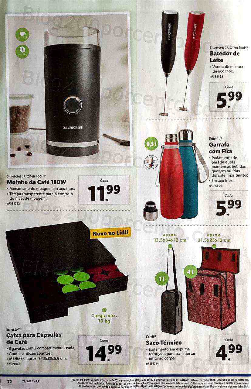 Antevisão Folheto LIDL Promoções de 11 a 17 julho