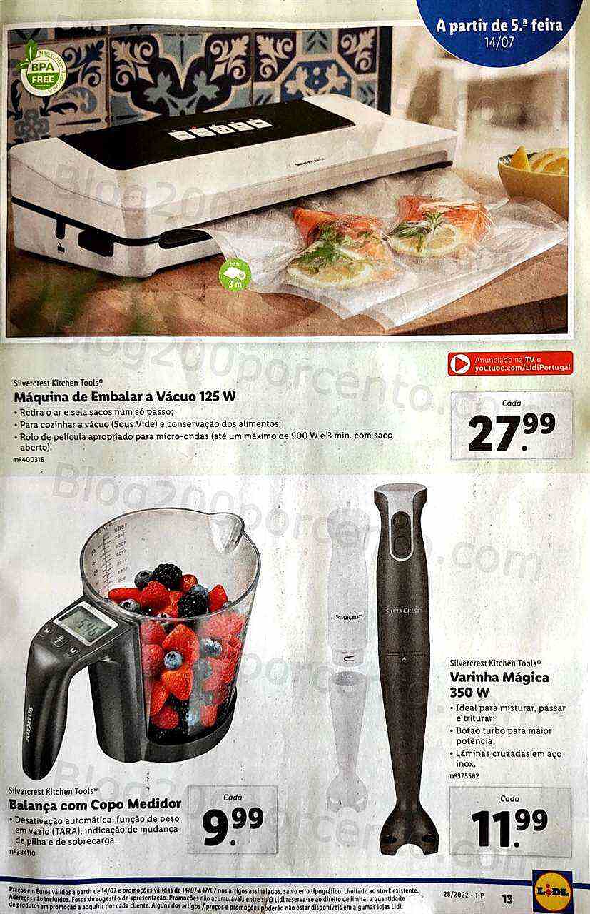 Antevisão Folheto LIDL Promoções de 11 a 17 julho