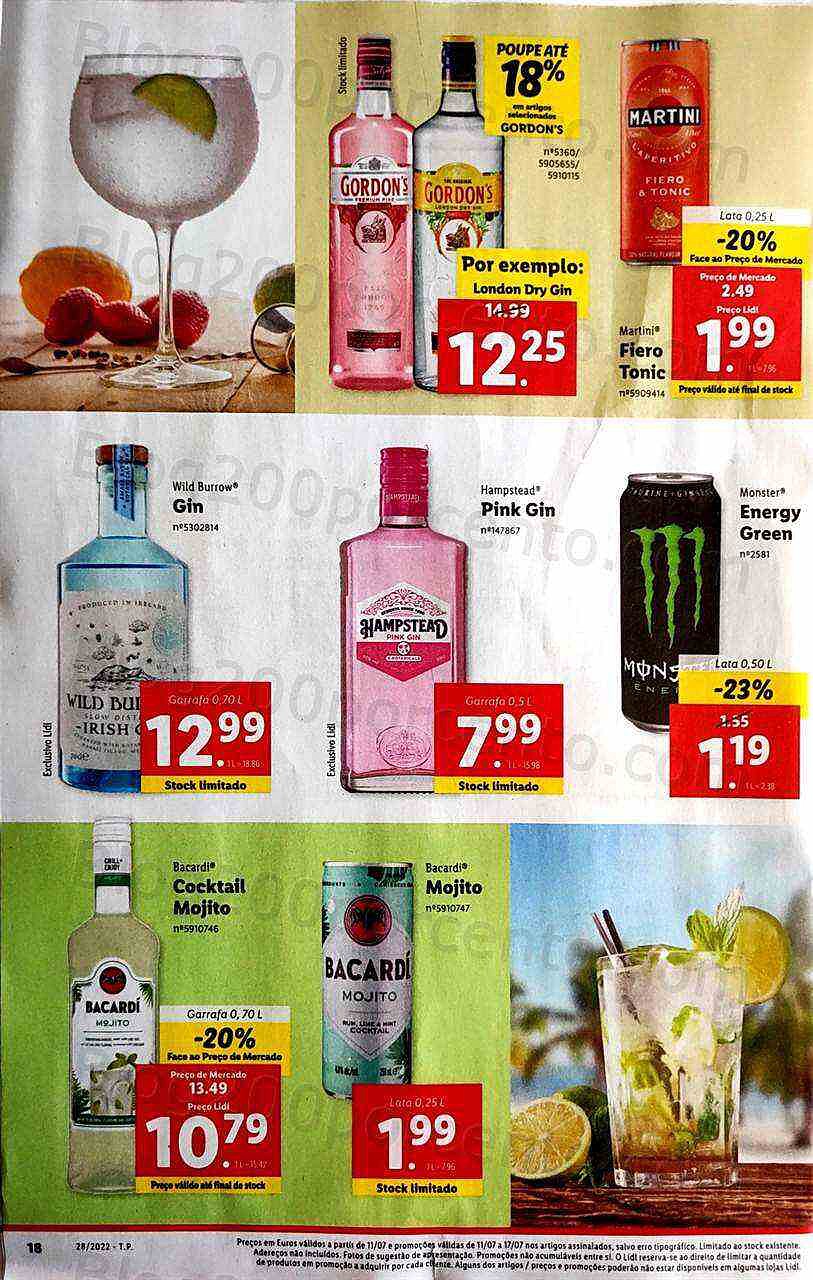 Antevisão Folheto LIDL Promoções de 11 a 17 julho