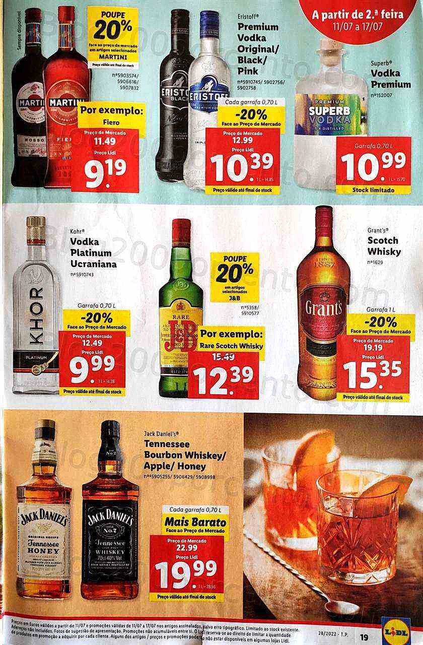 Antevisão Folheto LIDL Promoções de 11 a 17 julho