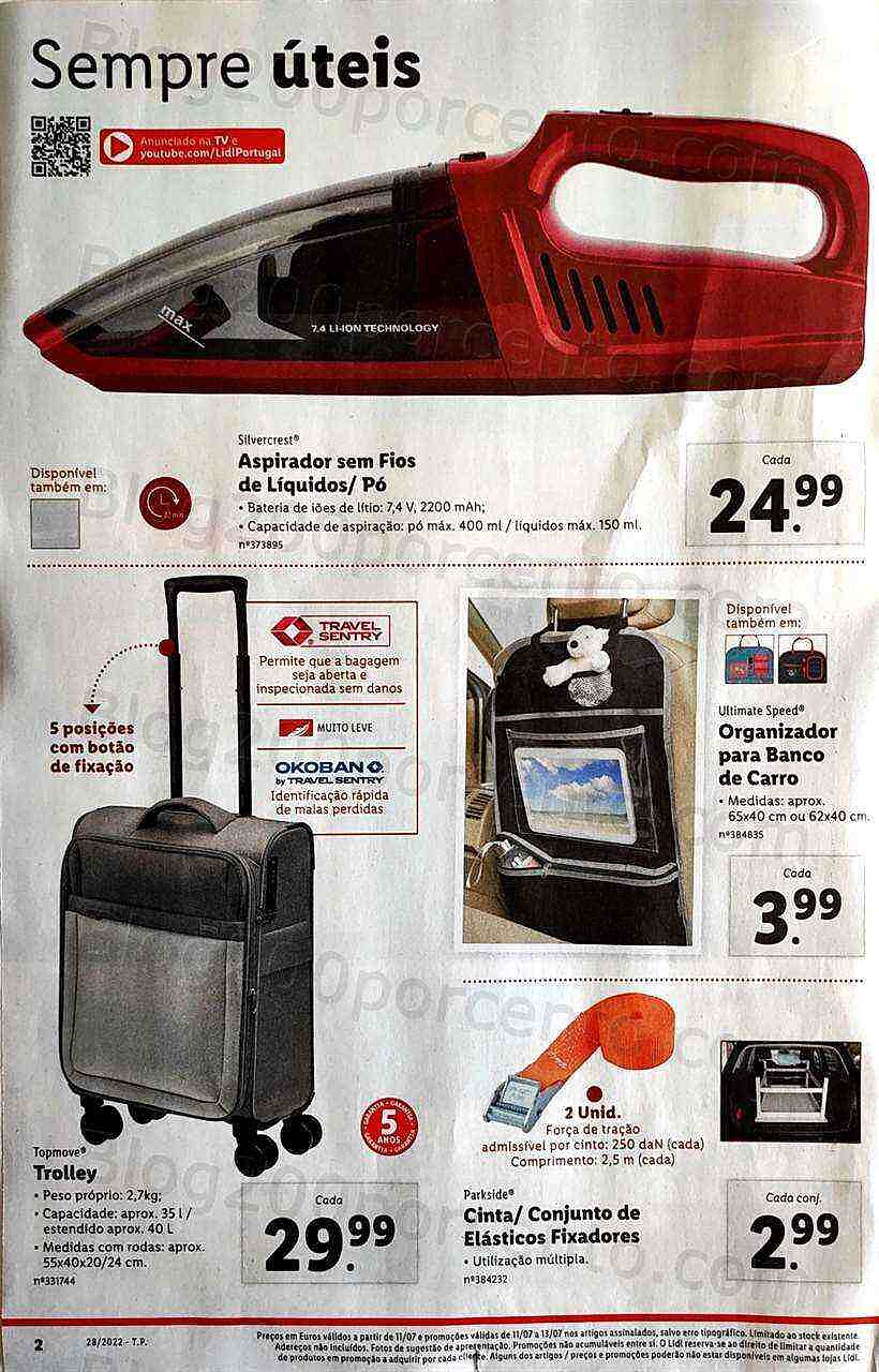 Antevisão Folheto LIDL Promoções de 11 a 17 julho