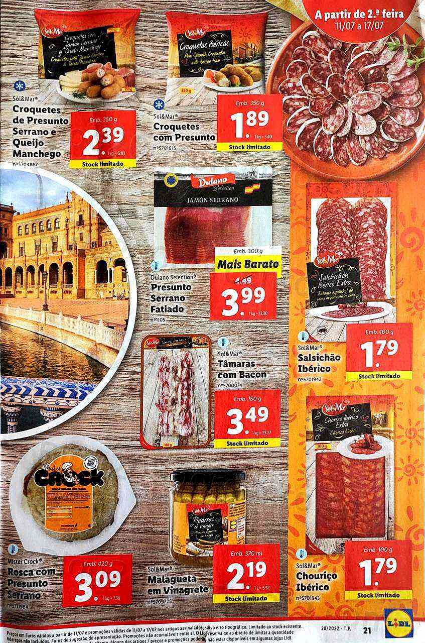 Antevisão Folheto LIDL Promoções de 11 a 17 julho
