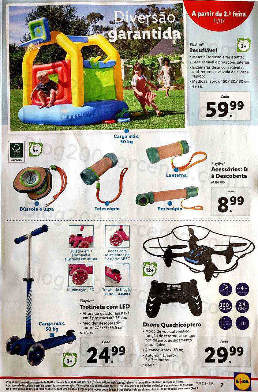 Antevisão Folheto LIDL Promoções de 11 a 17 julho