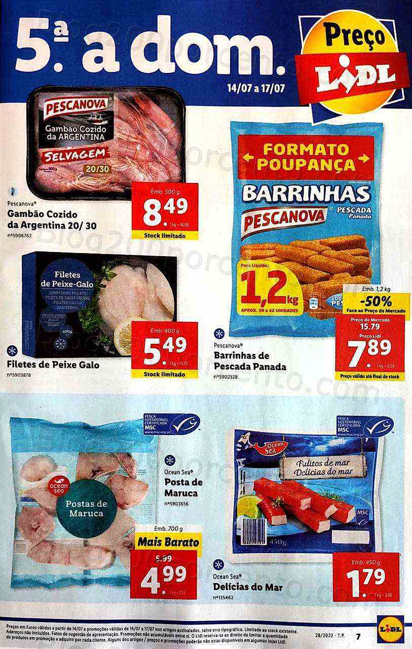 Antevisão Folheto LIDL Promoções de 11 a 17 julho - completo