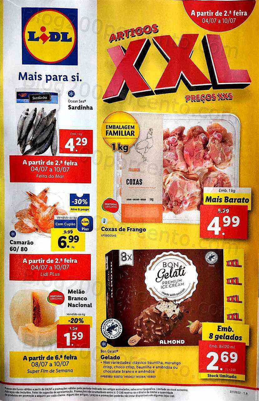 Antevisão Folheto LIDL Promoções de 4 a 10 julho