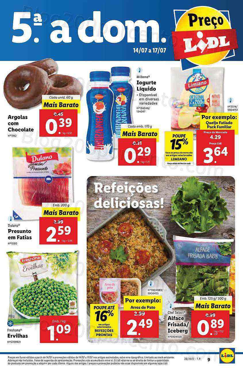 Antevisão Folheto LIDL Promoções de 11 a 17 julho - Edição Digital