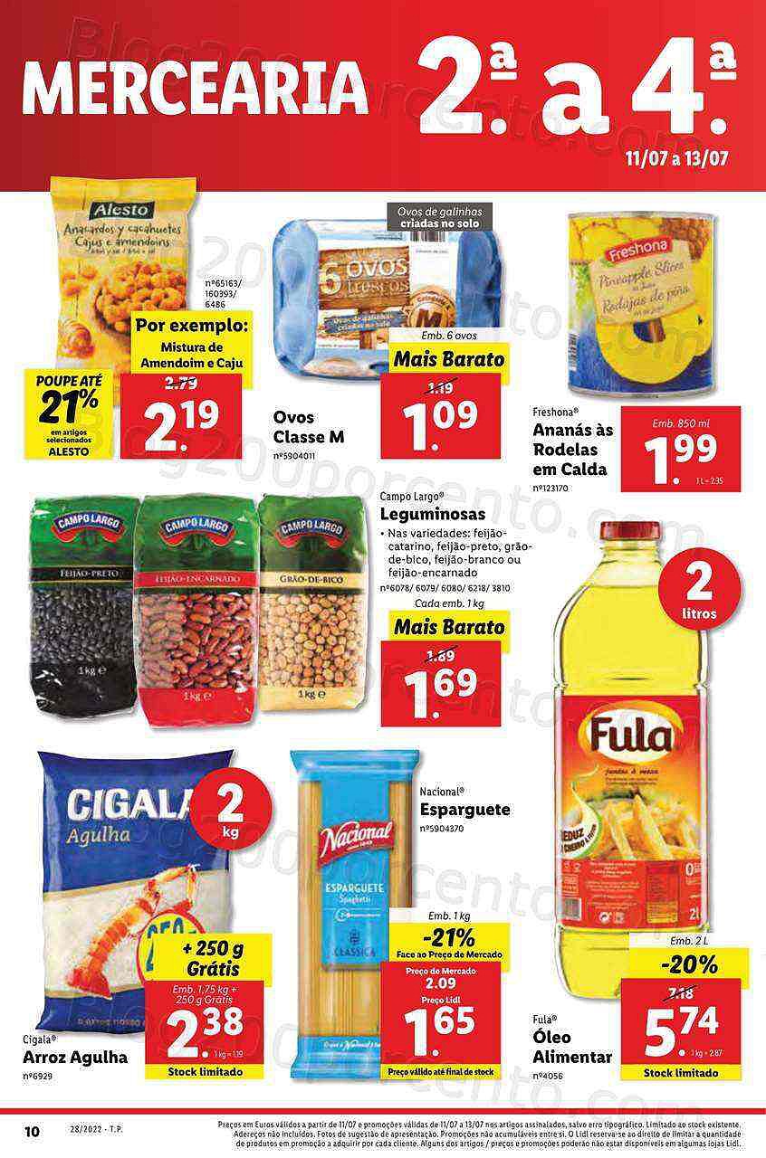Antevisão Folheto LIDL Promoções de 11 a 17 julho - Edição Digital