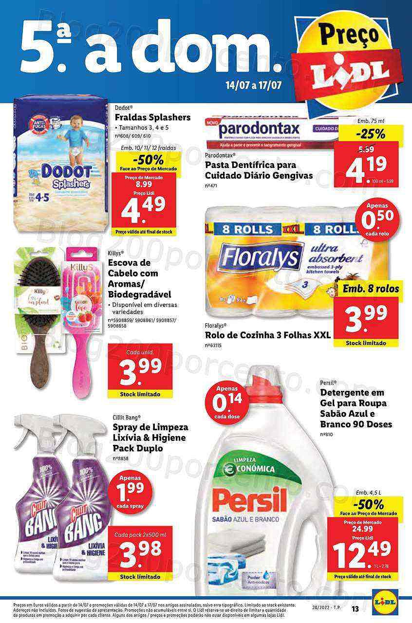 Antevisão Folheto LIDL Promoções de 11 a 17 julho - Edição Digital