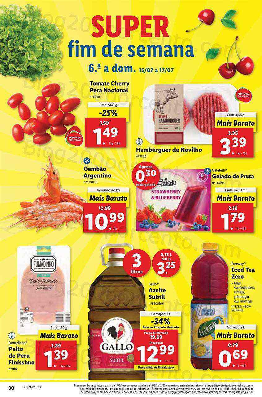 Antevisão Folheto LIDL Promoções de 11 a 17 julho - Edição Digital