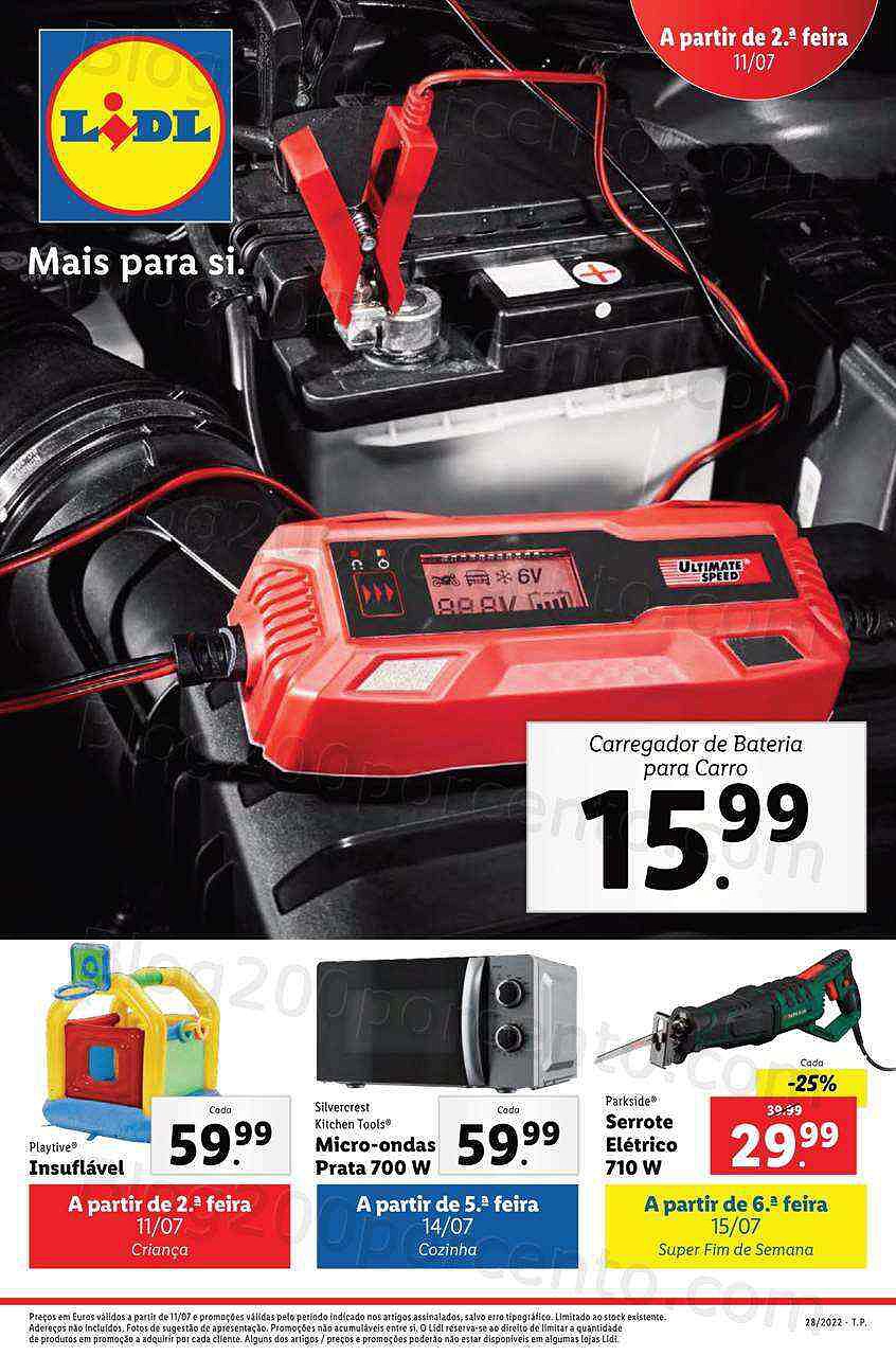 Antevisão Folheto LIDL Promoções de 11 a 17 julho - Edição Digital