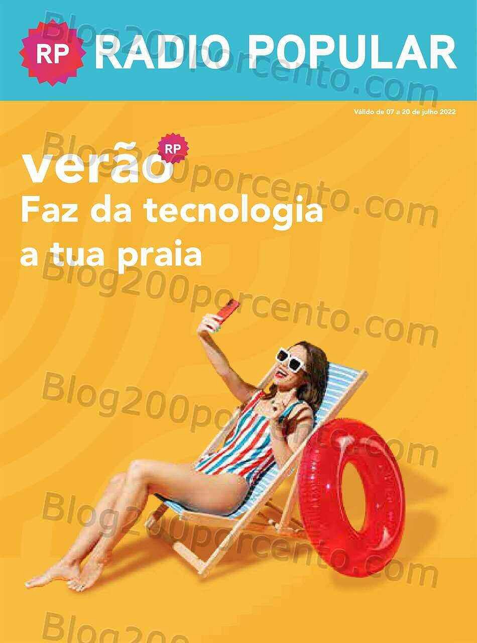 Antevisão Folheto RADIO POPULAR Tecnologia Promoções de 7 a 20 julho