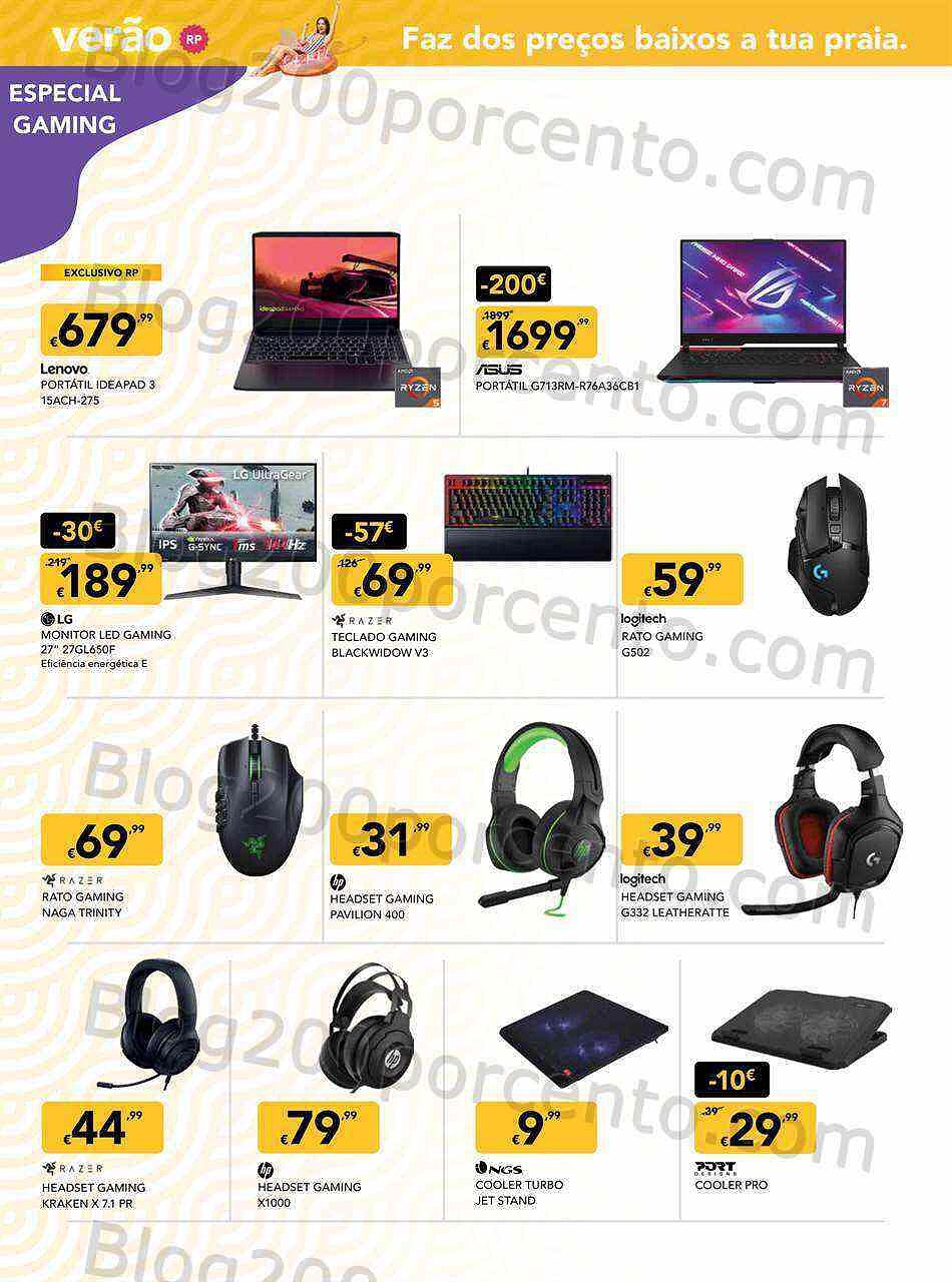 Antevisão Folheto RADIO POPULAR Tecnologia Promoções de 7 a 20 julho