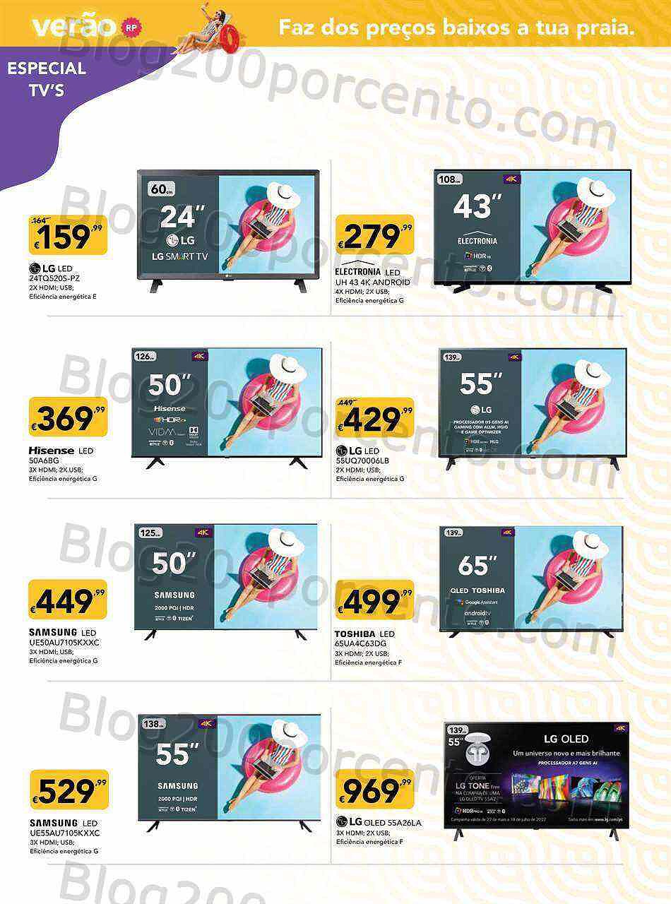 Antevisão Folheto RADIO POPULAR Tecnologia Promoções de 7 a 20 julho