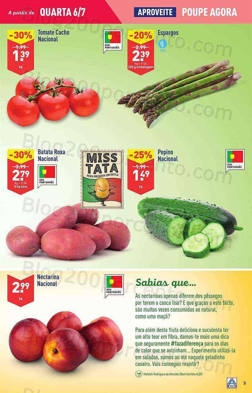 Antevisão Folheto ALDI Promoções de 6 a 12 julho