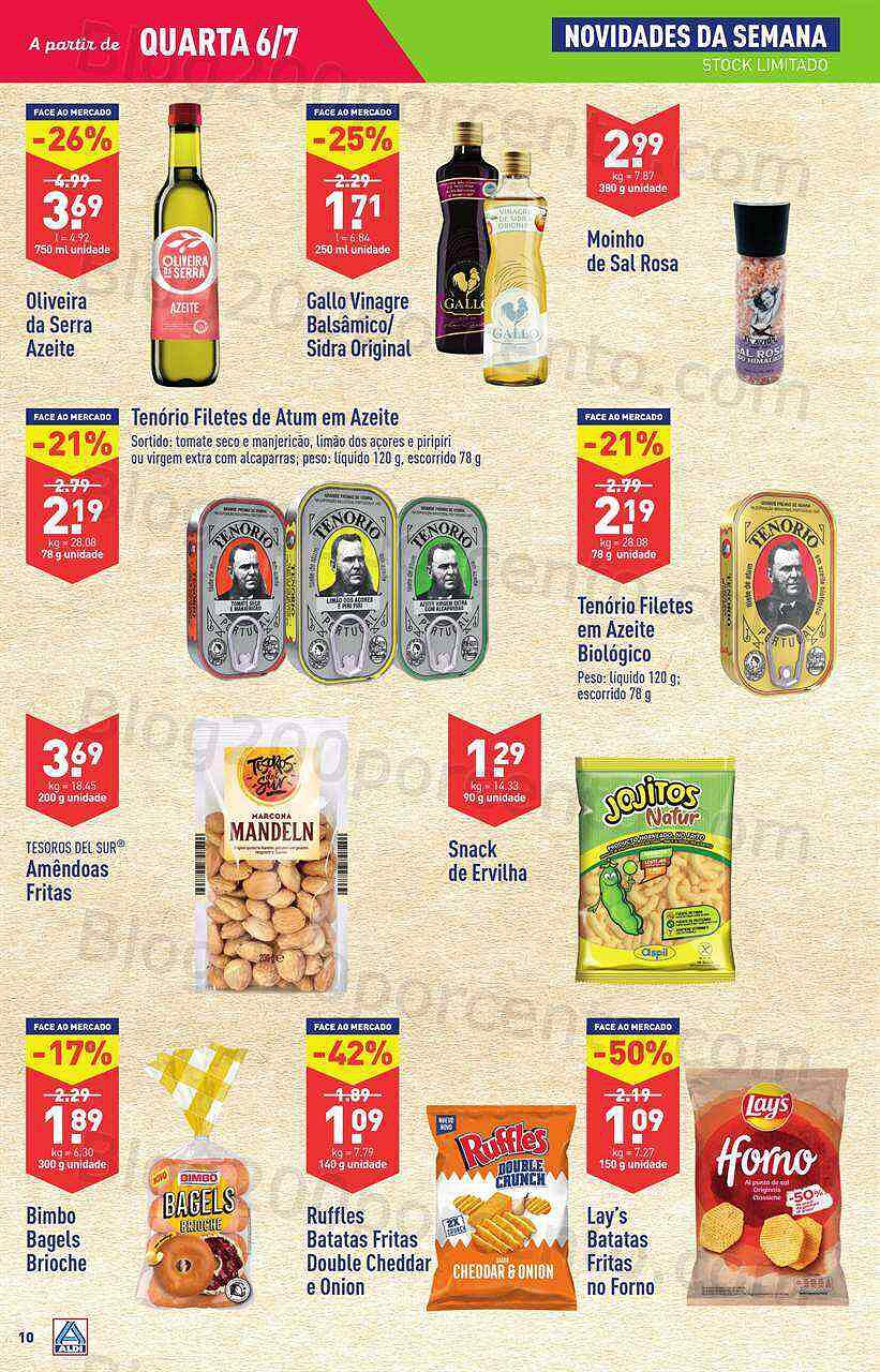 Antevisão Folheto ALDI Promoções de 6 a 12 julho