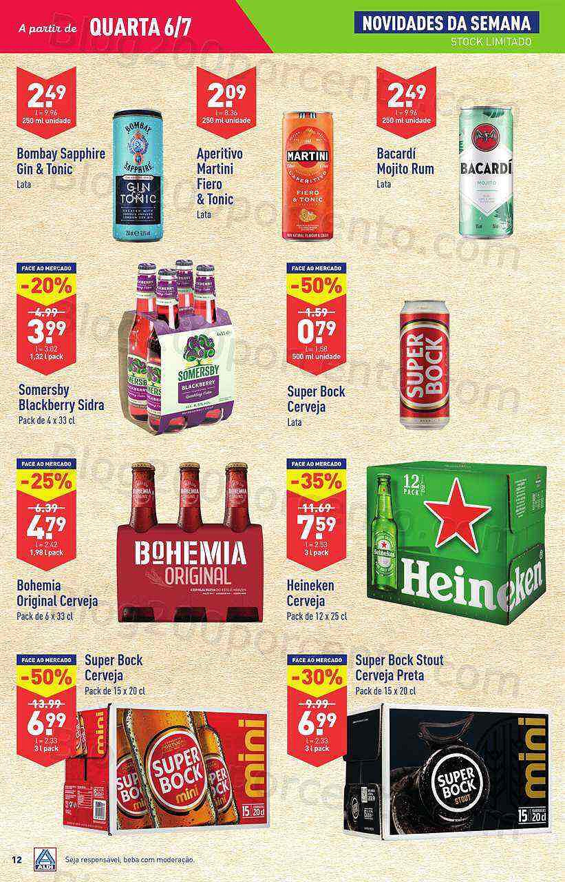 Antevisão Folheto ALDI Promoções de 6 a 12 julho