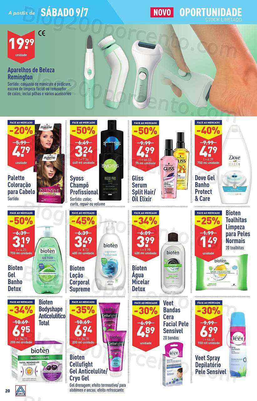 Antevisão Folheto ALDI Promoções de 6 a 12 julho