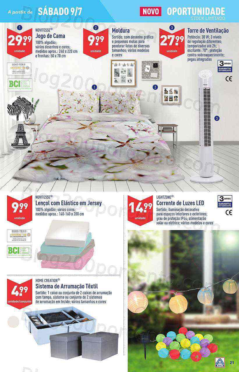 Antevisão Folheto ALDI Promoções de 6 a 12 julho