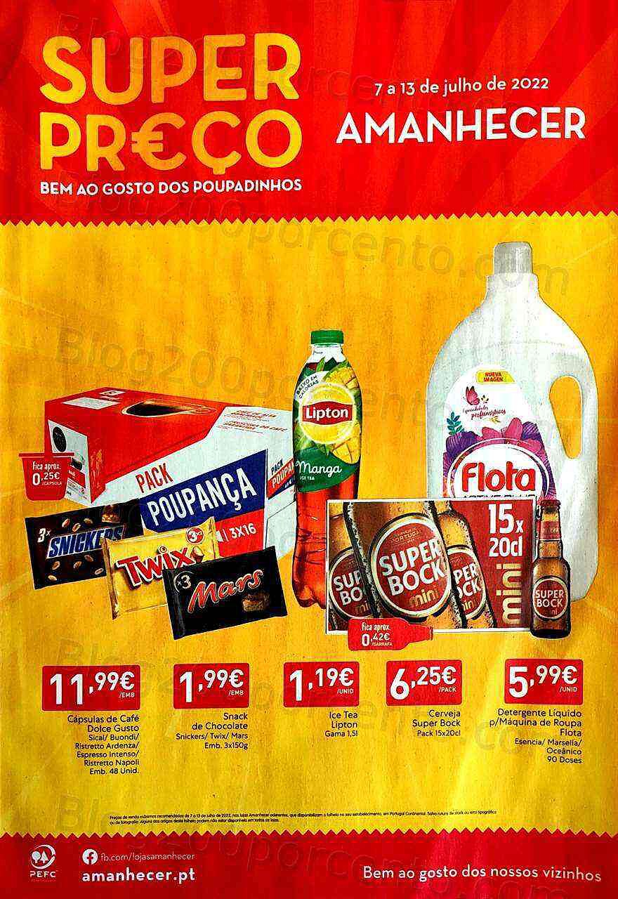 Antevisão Folheto AMANHECER Promoções de 7 a 13 julho