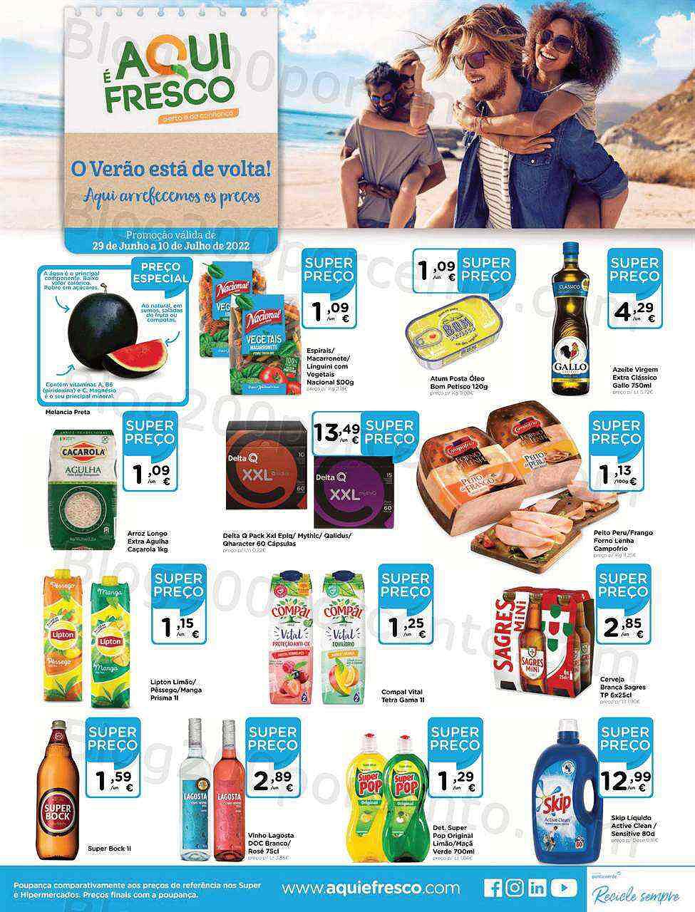 Antevisão Folheto AQUI É FRESCO 29 junho a 10 julho