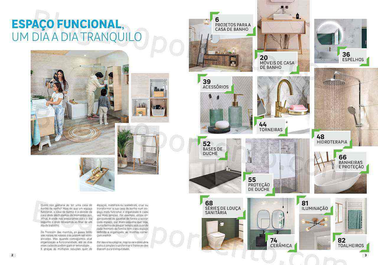 Antevisão Folheto LEROY MERLIN Catálogo Casa de Banho Promoções até 24 agosto