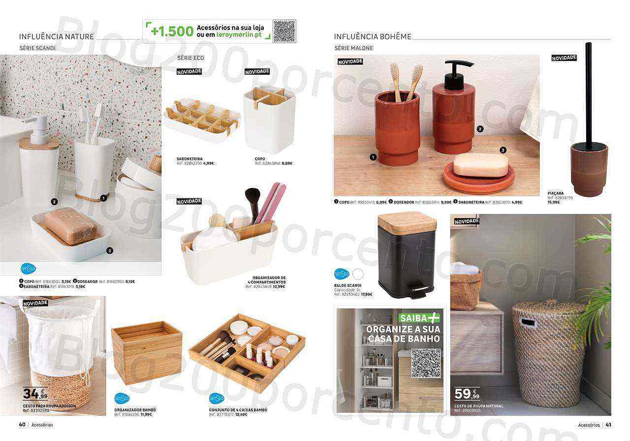 Antevisão Folheto LEROY MERLIN Catálogo Casa de Banho Promoções até 24 agosto