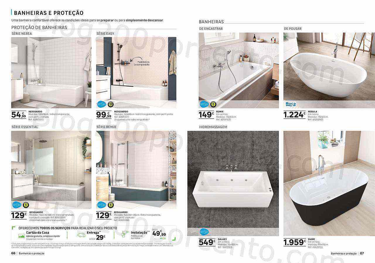 Antevisão Folheto LEROY MERLIN Catálogo Casa de Banho Promoções até 24 agosto