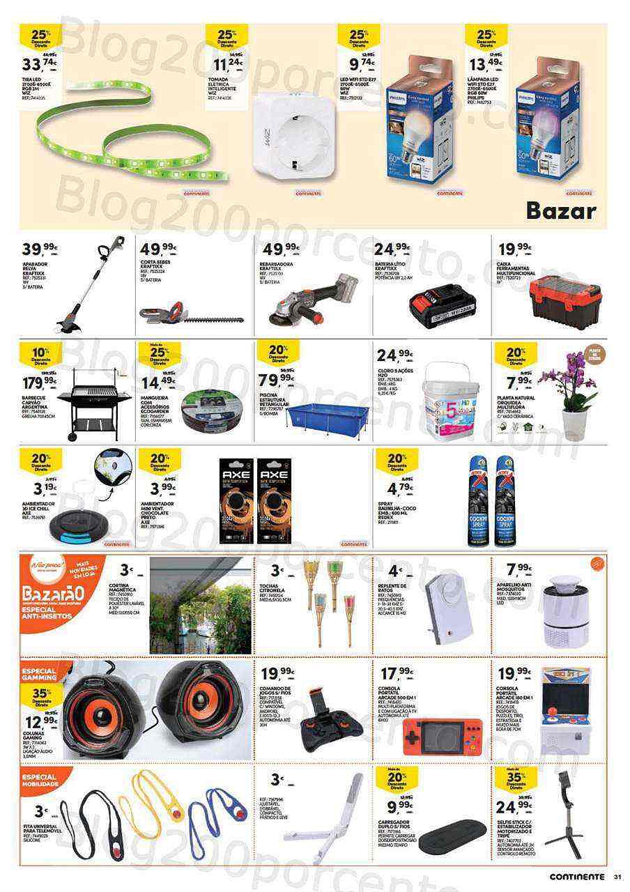 Antevisão Folheto CONTINENTE Hiper - Modelo Promoções de 5 a 11 julho