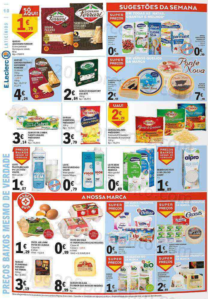 Antevisão Folheto E-LECLERC Promoções de 7 a 13 julho