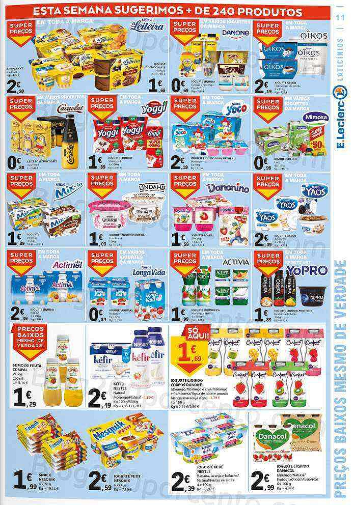 Antevisão Folheto E-LECLERC Promoções de 7 a 13 julho