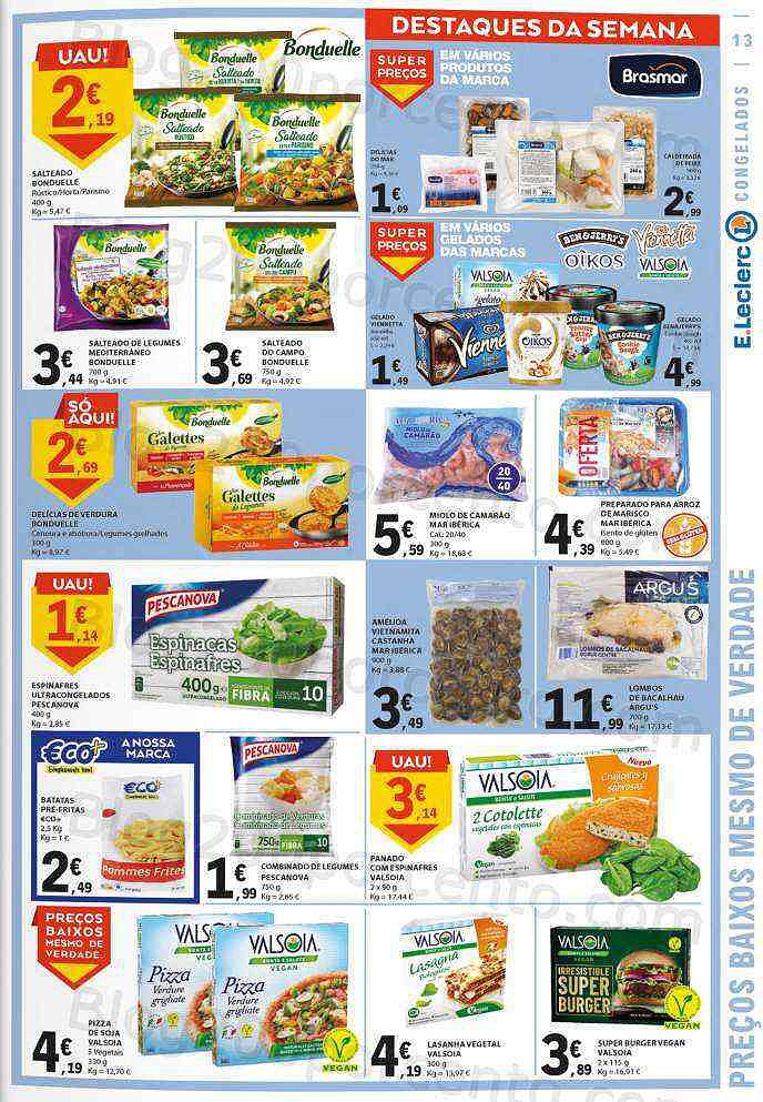Antevisão Folheto E-LECLERC Promoções de 7 a 13 julho
