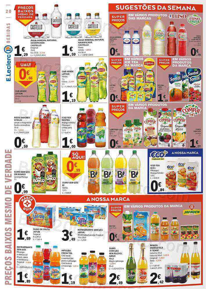 Antevisão Folheto E-LECLERC Promoções de 7 a 13 julho