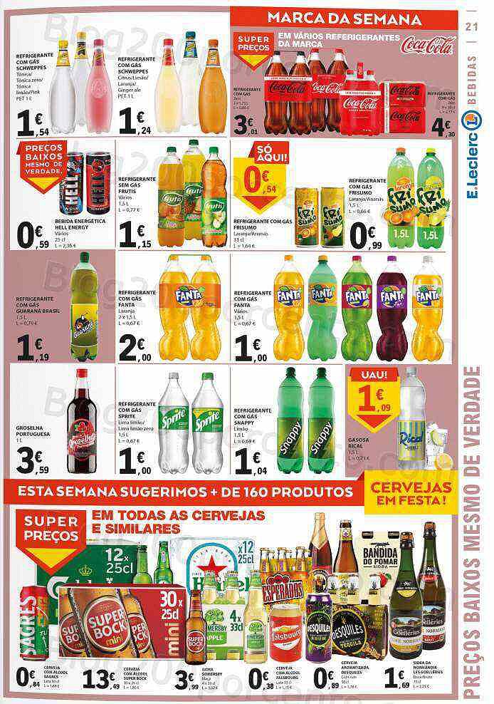 Antevisão Folheto E-LECLERC Promoções de 7 a 13 julho