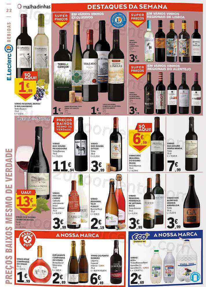 Antevisão Folheto E-LECLERC Promoções de 7 a 13 julho