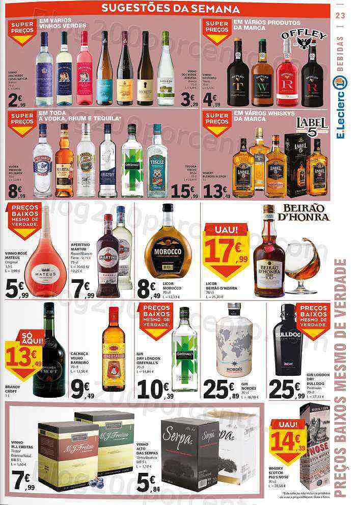 Antevisão Folheto E-LECLERC Promoções de 7 a 13 julho