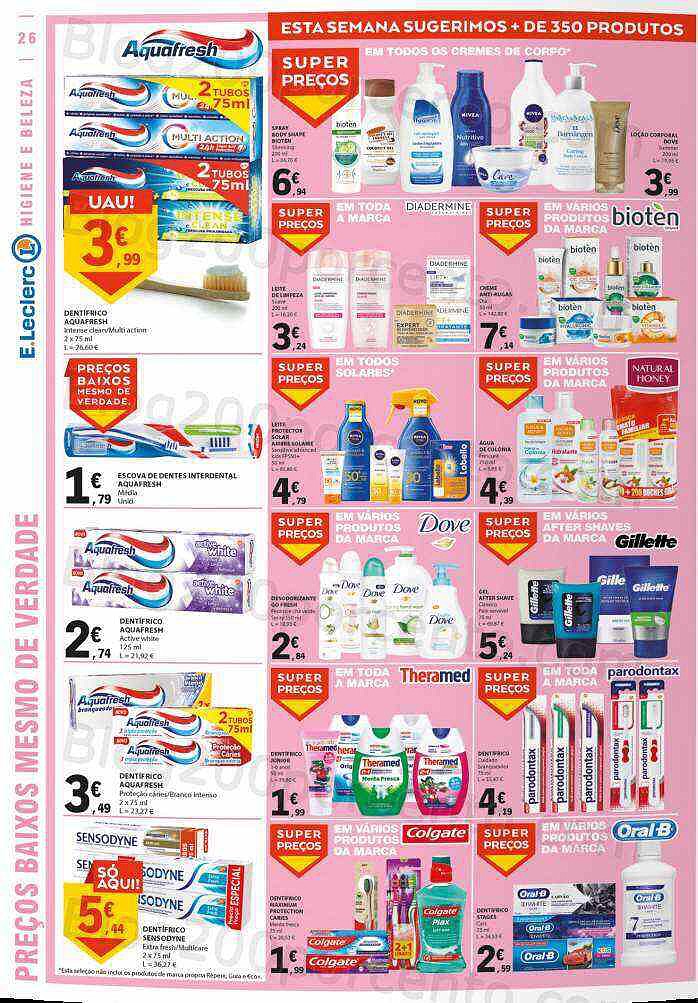 Antevisão Folheto E-LECLERC Promoções de 7 a 13 julho