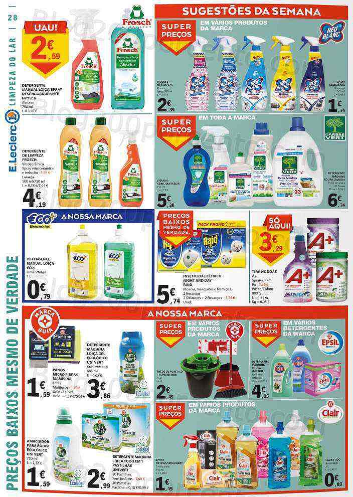 Antevisão Folheto E-LECLERC Promoções de 7 a 13 julho
