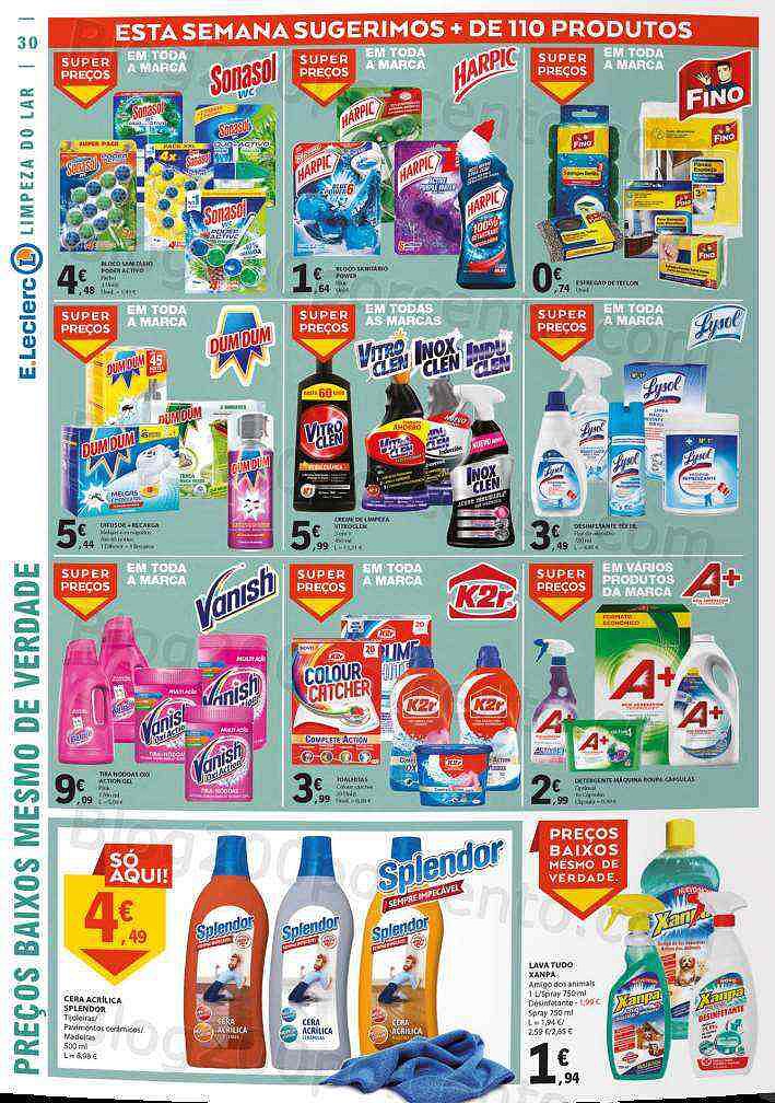 Antevisão Folheto E-LECLERC Promoções de 7 a 13 julho