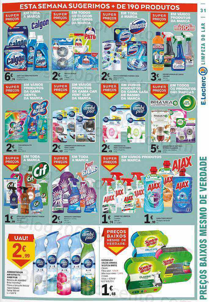 Antevisão Folheto E-LECLERC Promoções de 7 a 13 julho