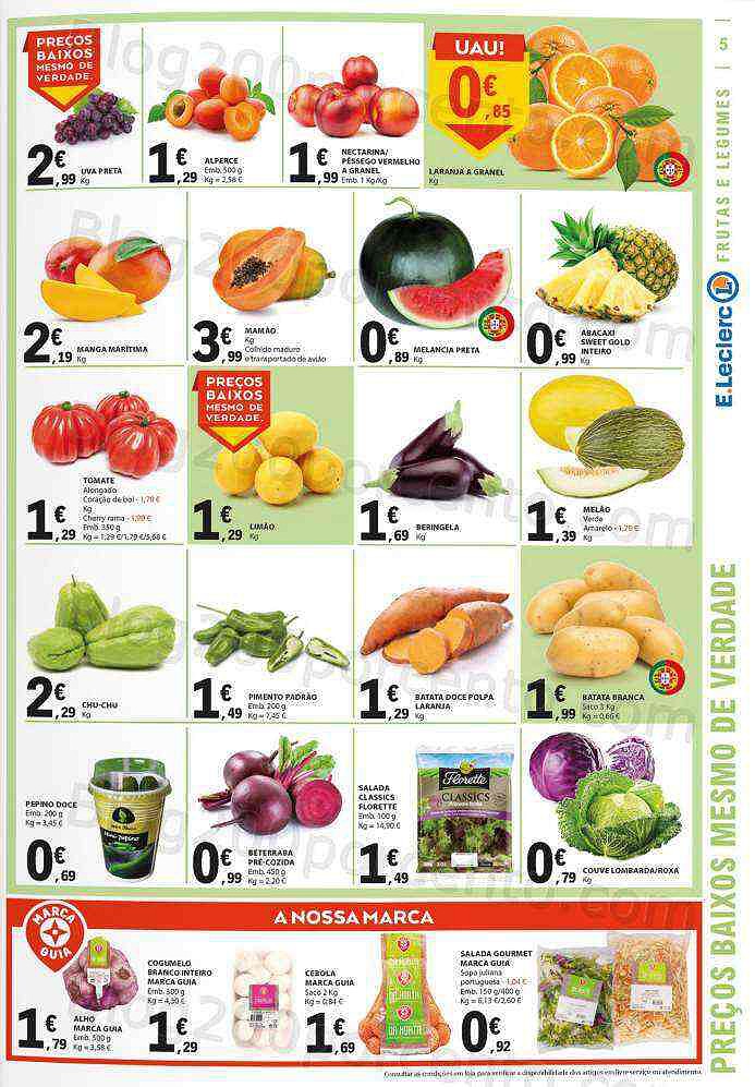 Antevisão Folheto E-LECLERC Promoções de 7 a 13 julho