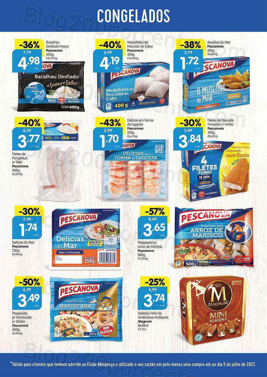 Antevisão Folheto Clube MINIPREÇO Promoções de 7 a 13 julho